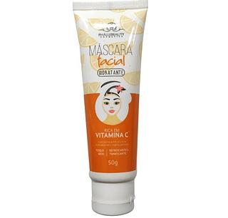 PhalleBeauty Máscara Facial Hidratante Vitamina C box/12pç