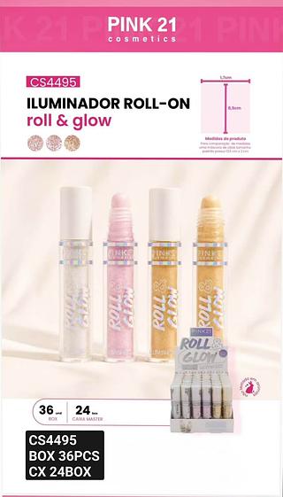 PINK21 ILUMINADOR ROLL-ON BOX / 36PÇS
