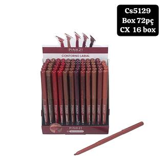 pink 21 lapis labial box 72pç