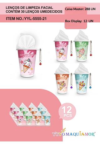 Yoyo lenço de limpeza box 12 pc