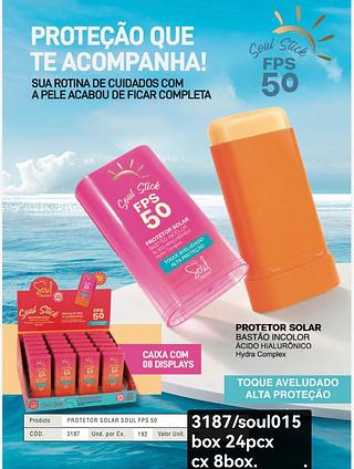 soul protetor stick box 24 pç