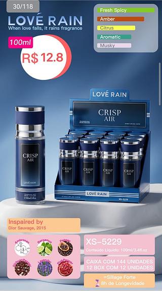 Love rain perfume box 12 pc