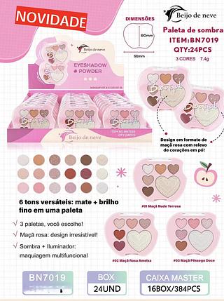 beijo de neve paleta box 24 pç
