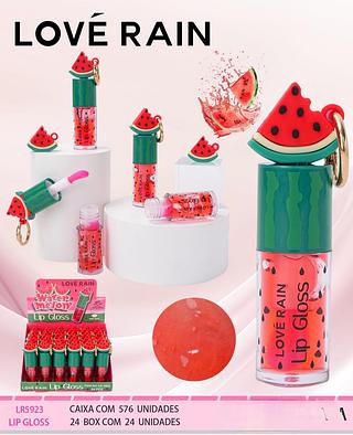 Love rain Lip gloss melancia 🍉 box 24 pçs