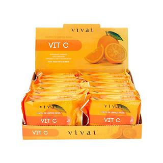 Lenço de Limpeza Facial Vit C Vivai V-5057