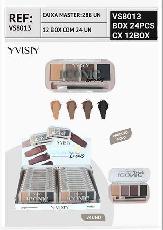 YVISY SOMBRA DE SOBRANCELHA BOX 24 ´PÇ