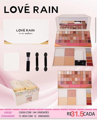 Love rain paleta de sombras box 12 pc