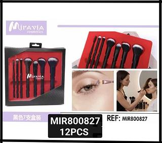 Kit pincel miravia box 12 pc