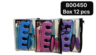 Kit Manicure box 12 pçs