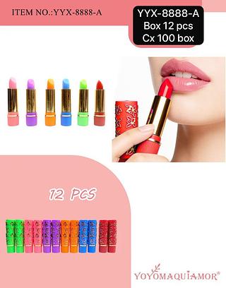 Yoyo Maquiamor Batom Magico box 12 pçs