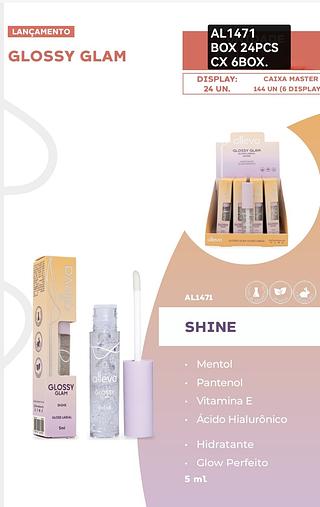 alleva lip gloss box 24 pç