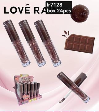love rain lip gloss chocolate box 24 pç