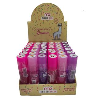 Maria Pink Brilho Labial Infantil Lhama BOX/36