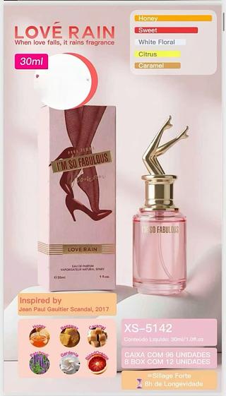 love rain perfume box 12pç