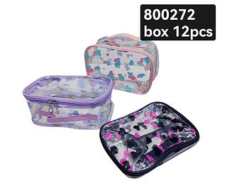 Necessaire box 12 pçs