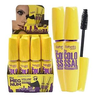 Máscara Para Cílios Á Prova D'Água The Colossal Volum Express Febella Box 12 Unidades