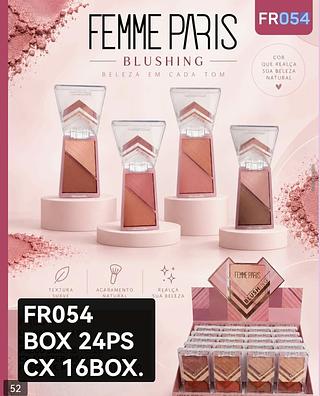 femme paris blush box 24 pç