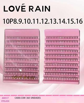 Love rain cílios box 12 pc