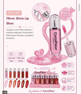 Cocofleur Lip gloss box 24 pçs