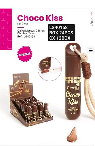 febella lip gloss box 24 pç