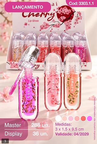 Vivai lip gloss box 24 pçs
