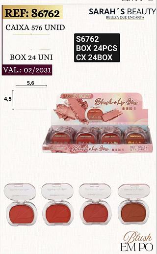 SARAHS BEAUTY BLUSH BOX 24 PÇ