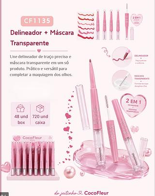 Cocofleur delineado+ mascara transparente box 48 pcs