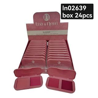Lua e neve duo blush box 24 pçs