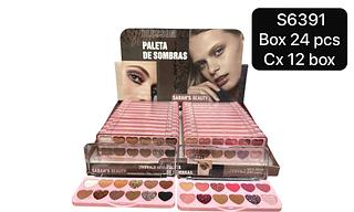 Sarah's Beauty Paleta de Sombra box 24 pçs