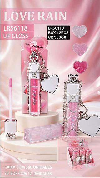 LOVE RAIN LIP GLOSS BOX / 12PÇS