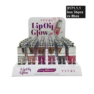 vivai lip oil glow box36pçs