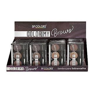 spcolors sombra de sombrancelha box 24 pç