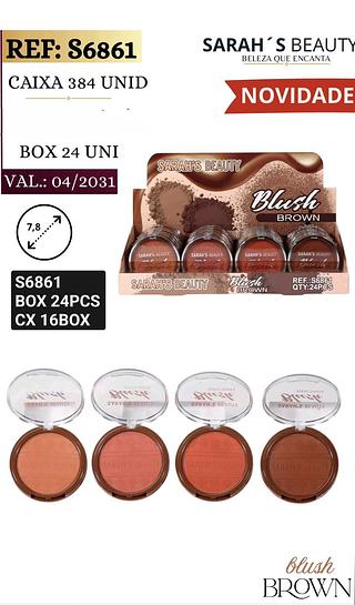 SARAHS BEAUTY BLUSH BOX 24 PÇ