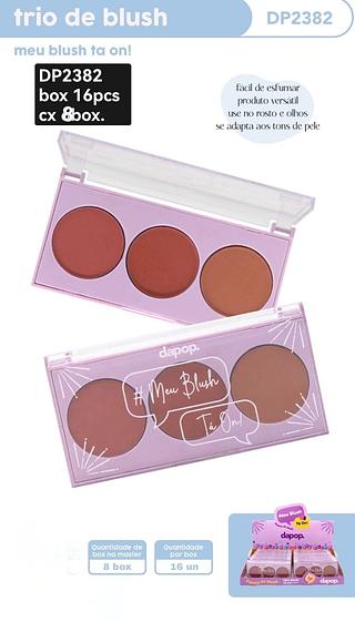 dapop paleta de blush box 16 pç