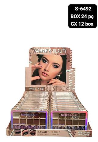 sarahs beauty paleta de sombra box 24 pç