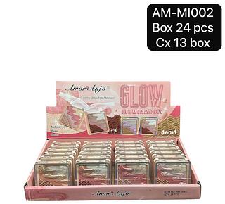 Amor Anjo Glow Iluminador 4 em 1 box 24 pç