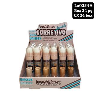 Lua e neve corretivo box 24 pç