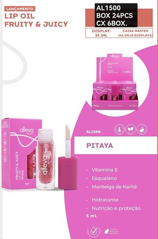 alleva lip gloss box 24 pç