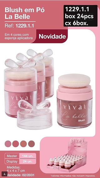 VIVAI BLUSH BOX 24 PÇ