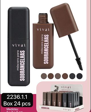 vivai mascara de sobrancelha box 24 pç
