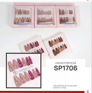 Sabrina sato unhas box 12 pc