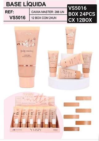 Yvisiy base líquida box 24 pçs