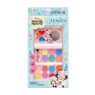 Paleta de Sombras e Brilho Infantil Disney Minnie Fenzza Mod.022 FENZZA