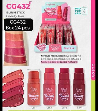 city girls blush stick box 24 pç