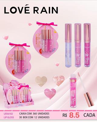 love rain lip gloss box 12 pç