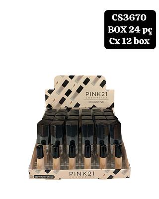 pink21 corretivo box 24 pç