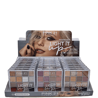 PINK21 - Paleta de Sombra Light It Up BOX 24PÇS