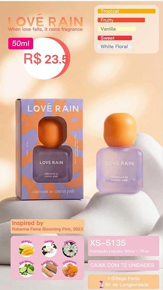 Love rain perfume box 12 pc