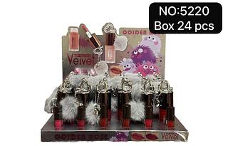 Veivet Lip Gloss box 24 pçs