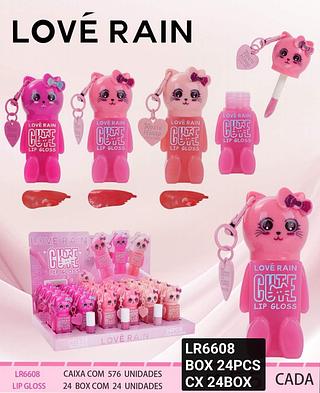 Love rain Lip gloss box 24 pçs
